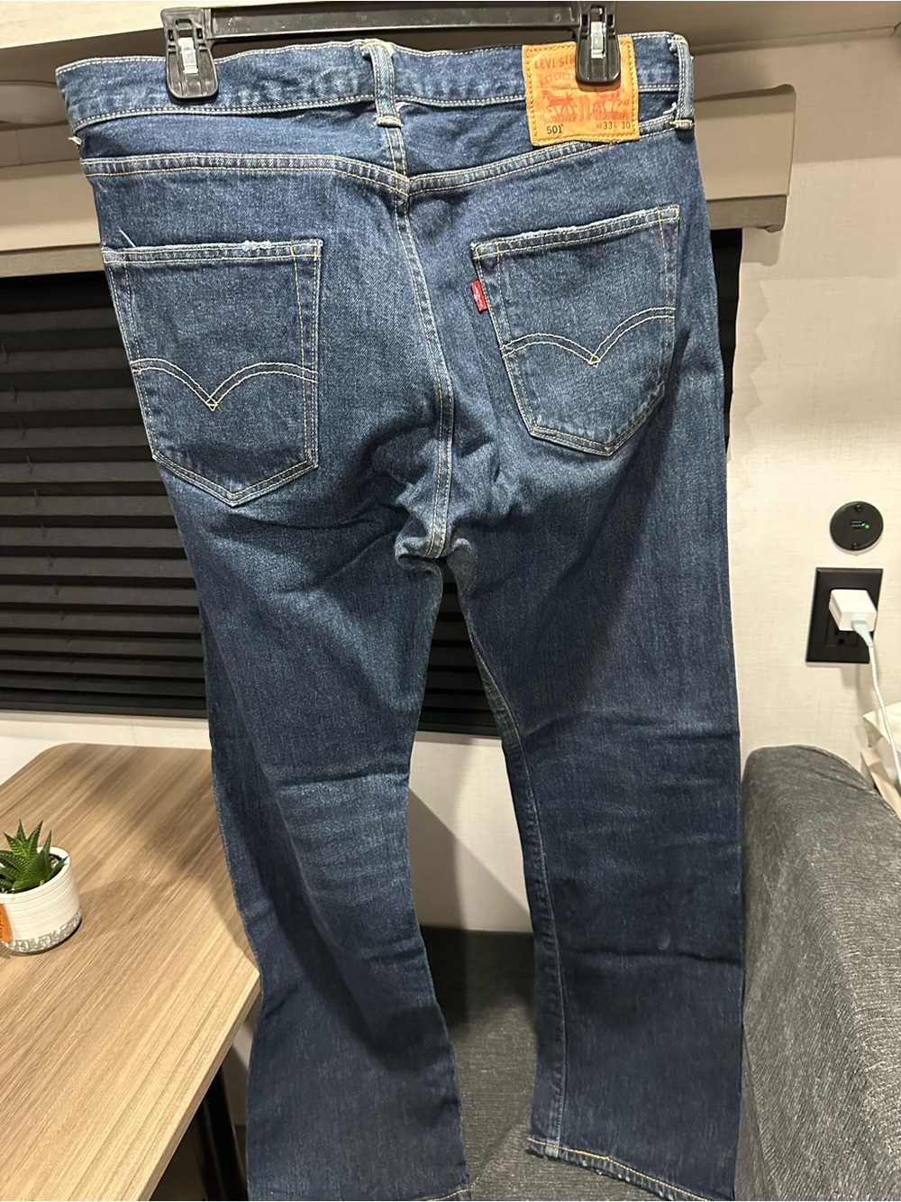 Levi's Men's Classic 501 Straight Blue Jeans 33  x 30